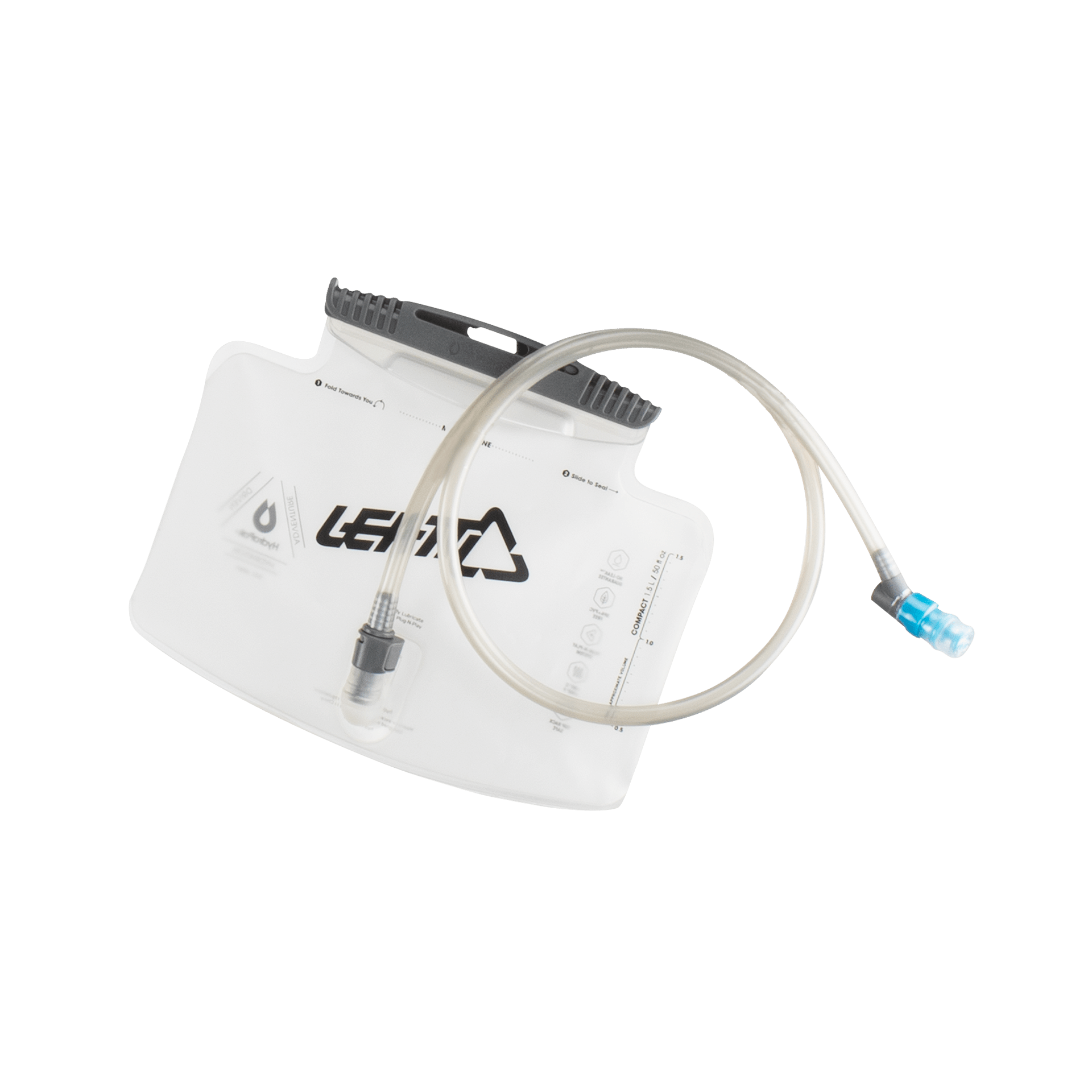 Bladder HydraPak Leatt 1.5L horizontal w tube & degree bite MTB - Leatt UK Moto