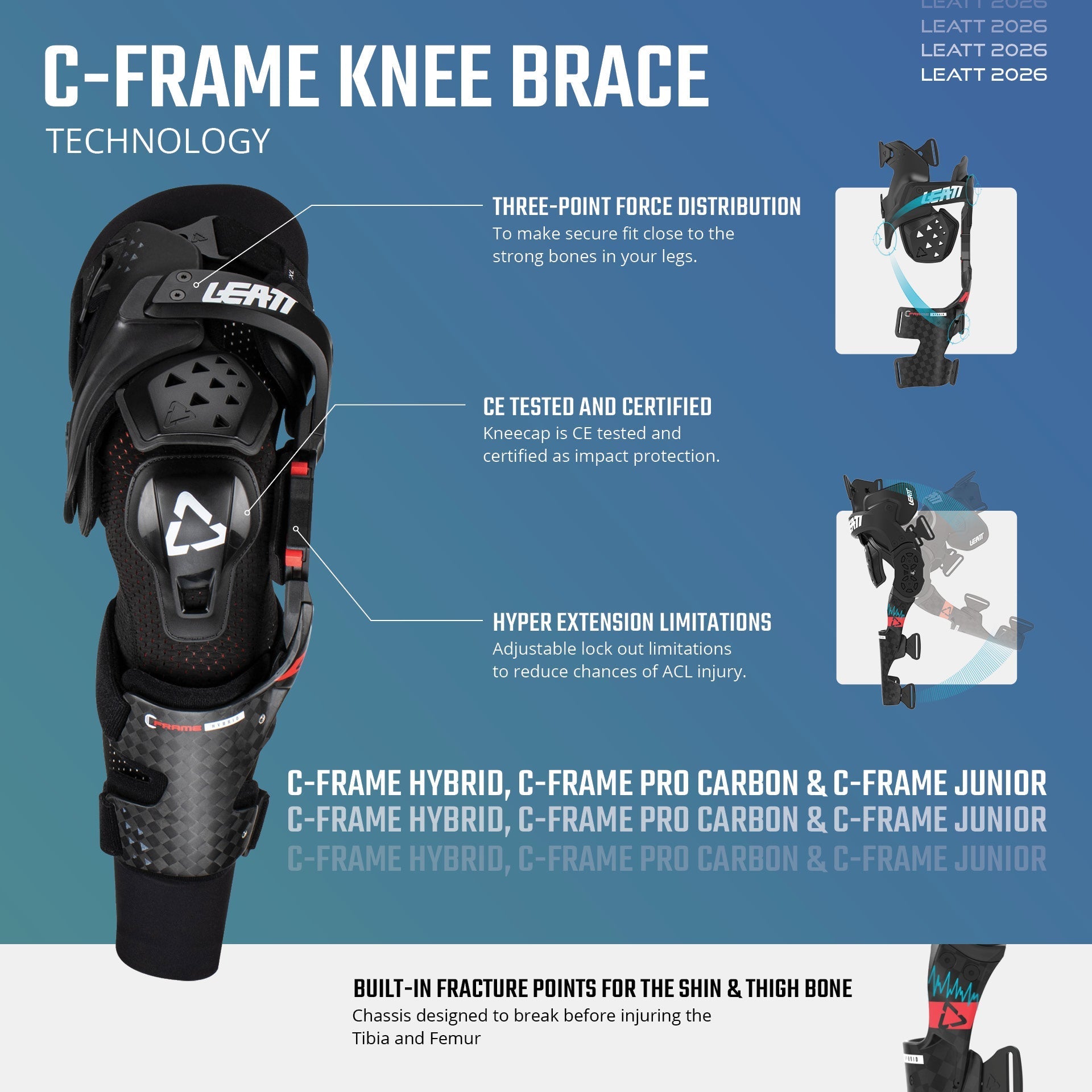 Knee Brace C-Frame Hybrid – Leatt UK